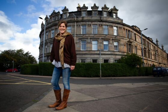 Author Helen FitzGerald in Glasgow