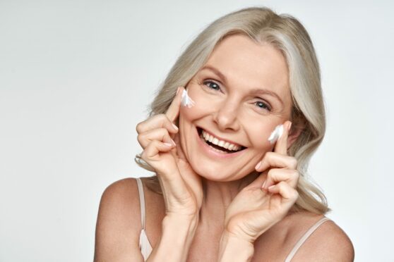 Collagen helps with the structure of our skin but it breaks down as we age
