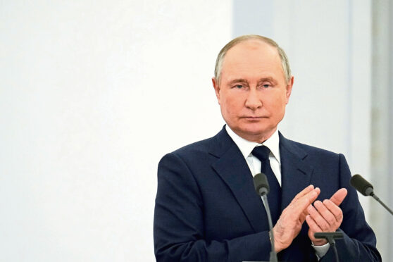 Russian president Vladimir Putin