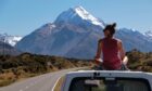 The snowy peaks of Aoraki Mount Cook National Park