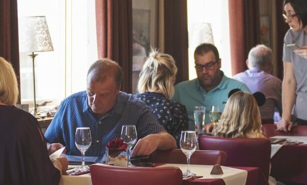 Guests peruse The Galley’s varied menu