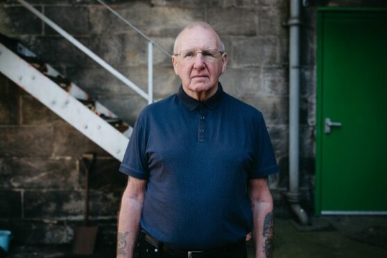 Former miner Bob Young at the Scottish Mining Trust, Culross, Fife