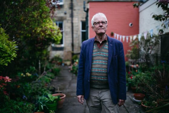 Retired head teacher Cameron Wyllie at home in Portobello