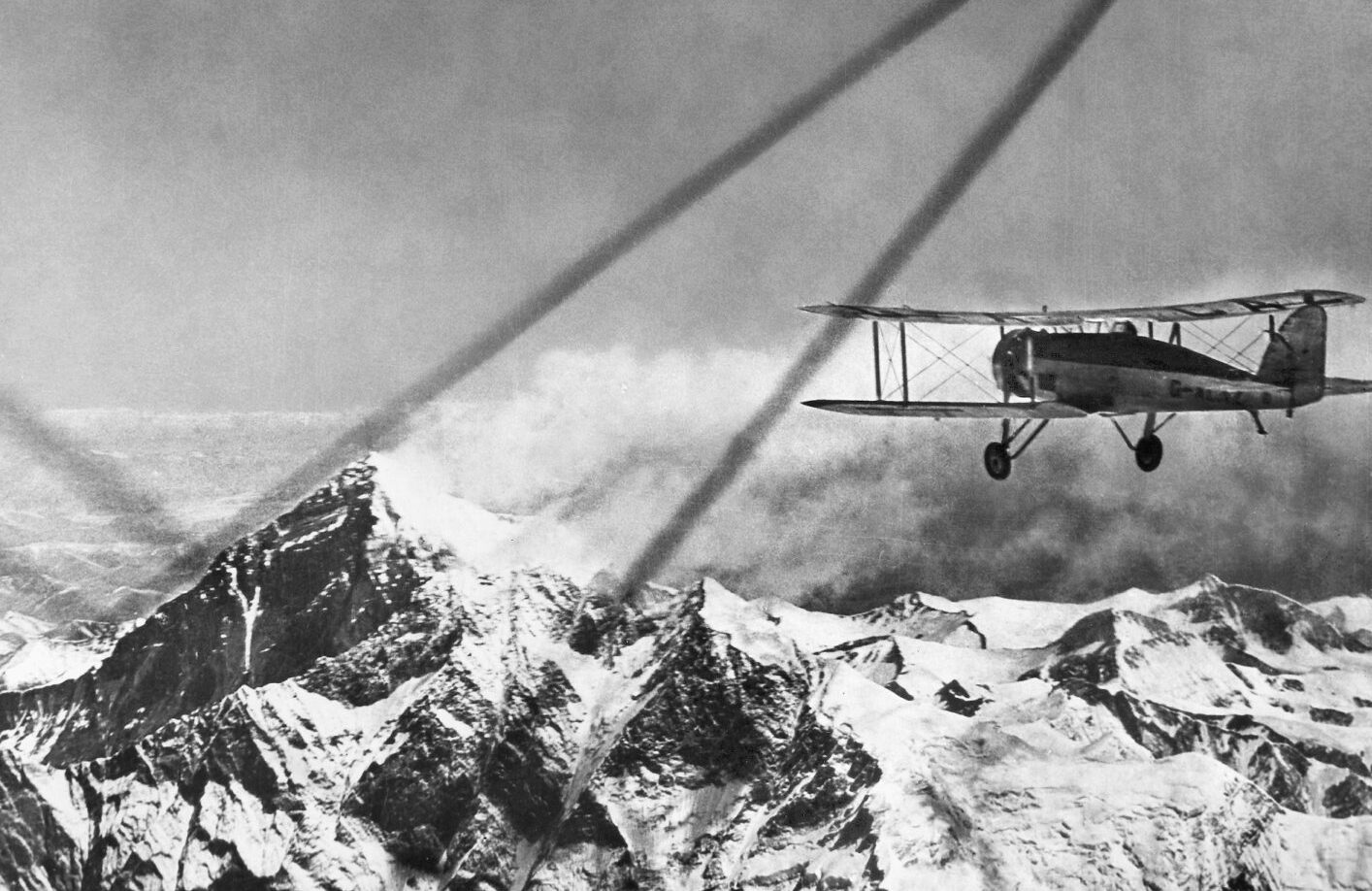 Douglas Douglas-Hamilton’s Westland plane on historic flight over Mount Everest in 1933 (Pic: Alamy)