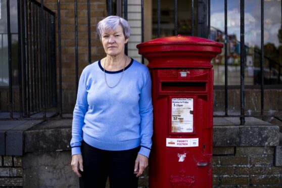 Nancy Chant has worked for the Post Office for 50 years in Newton Mearns.