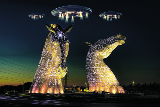 How the Kelpies might look when aliens finally arrive