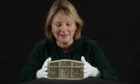 Dr Anna Groundwater, Principal Curator at National Museums Scotland, with the Rare French silver casket believed to have belonged to Mary, Queen of Scots
