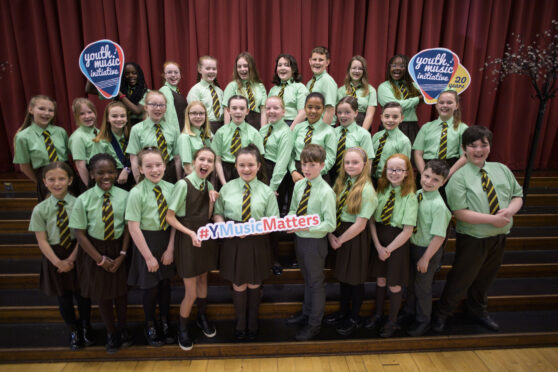 St Brendan’s Primary School choir in Motherwell celebrate 20 years of Youth Music Initiative