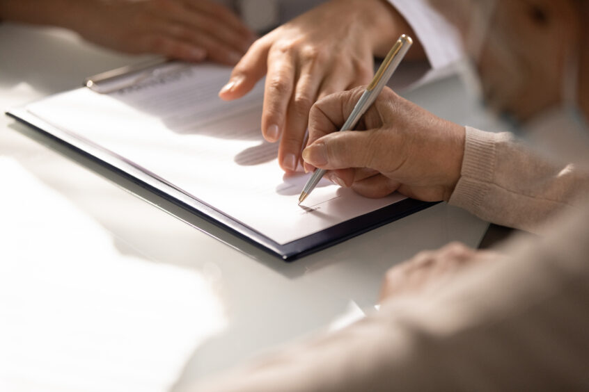 Signing a Power of Attorney