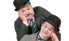 Steve McNicoll as Oliver Hardy and Barnaby Power as Stan Laurel in the Royal Lyceum production of Tom McGrath's 'Laurel & Hardy.'