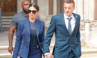 Rebekah and Jamie Vardy leave the Royal Courts Of Justice, London.