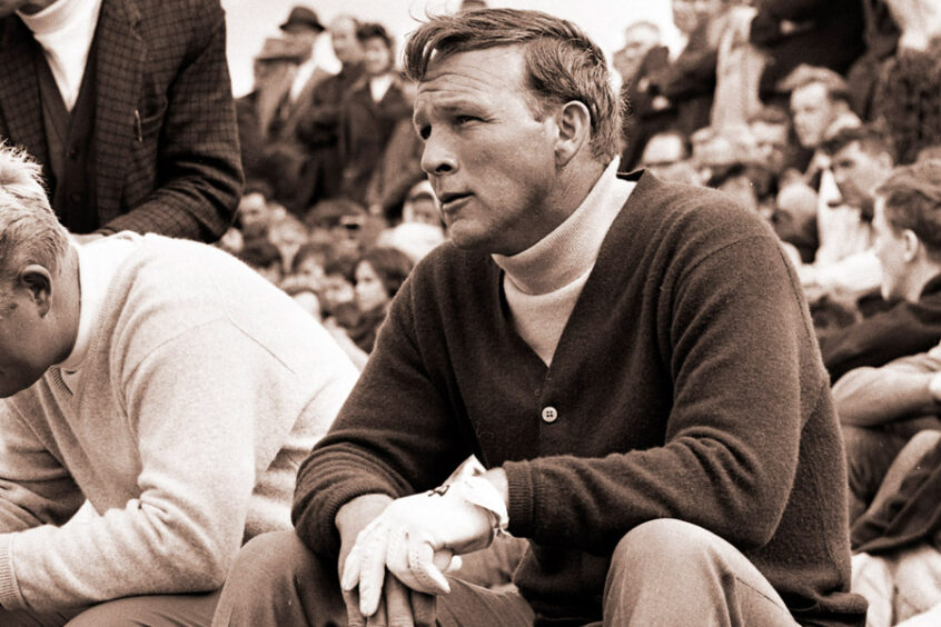 Arnold Palmer at Muirfield during the 1966 Open Championship.