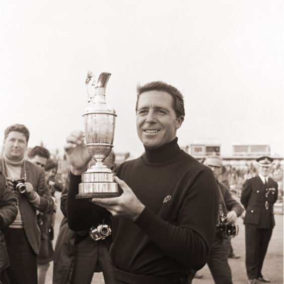 Gary Player, 1968 Open Champion at Carnoustie.