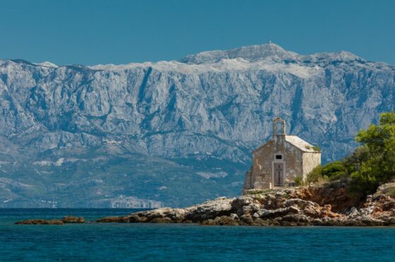 The beautiful hills of Hvar.