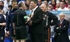 Craig Levein clashed with ref Mike McCurry at Ibrox in 2008 and with Bobby Madden 10 years later.