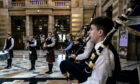 Young pipers at Kelvingrove (Pic: Paul Jennings)