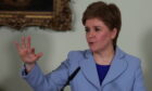 First Minister Nicola Sturgeon speaking at a press conference in Bute House in Edinburgh at the launch of new paper on Scottish independence