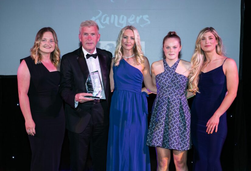 Rangers winning SWPL Team of the Year (Pic: Andrew Cawley)