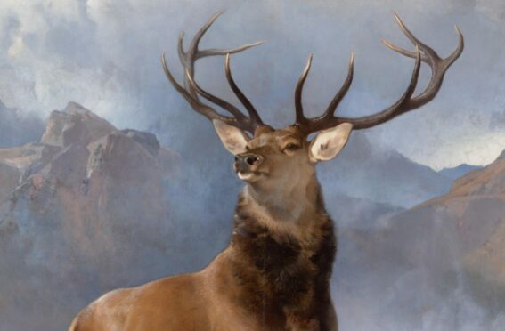 Edward Landseer’s famous The Monarch of the Glen, from about 1851, after the couple introduced him to the Highlands