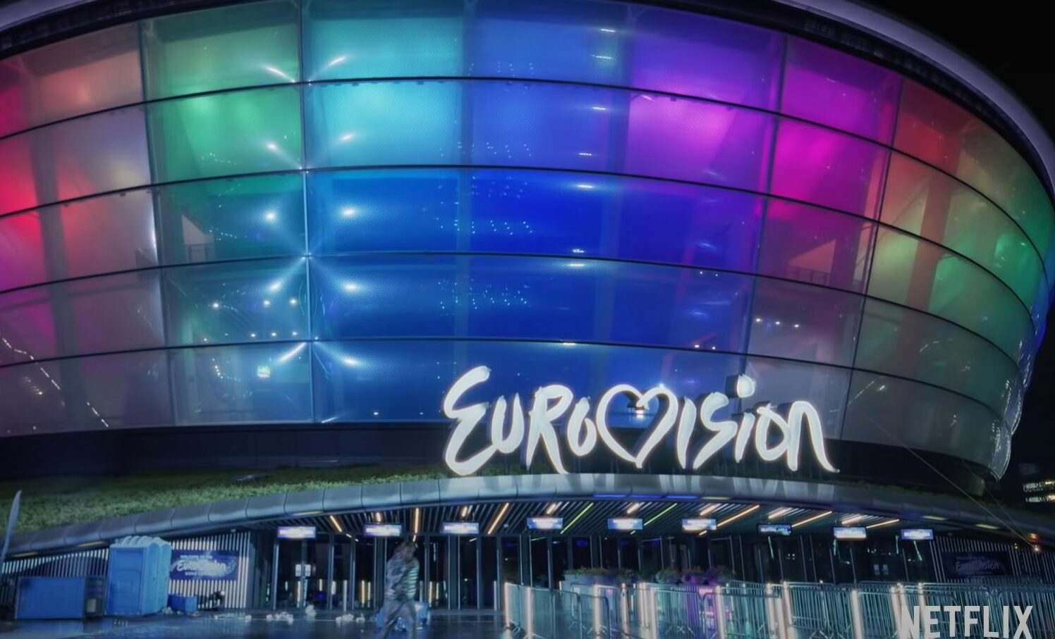 The OVO Hydro arena in Glasgow doubled as an Edinburgh venue in the Netflix Eurovision film