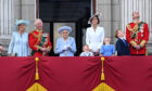 The Royal Family watch the flypast