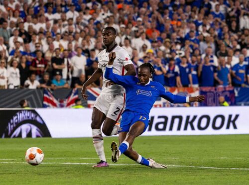Joe Aribo scores in the Europa League Final, and is now on a similar path to Virgil van Dijk