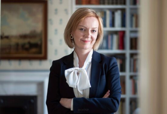 A new-look Liz Truss with bouffant hair and a pussycat bow blouse, both reminiscent of Margaret Thatcher. This has been accompanied by the lowering of her voice – again harking back to Thatcher