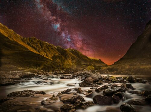 Glencoe, with the mountains looming over the eerie pass, an image that haunted Dickens during his travels