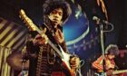 Jimi Hendrix and his Experience perform at the Marquee Club, London, in 1967