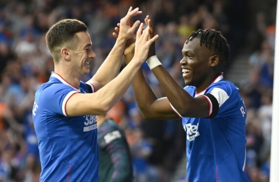 Tom Lawrence and Rabbi Matondo made a good start to their Ibrox careers against West Ham