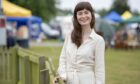 Antiques expert Natasha Raskin Sharp on location with Bargain Hunt.