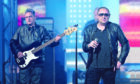 Happy Mondays’ Shaun Ryder, with brother Paul, left, perform on TV in 2012