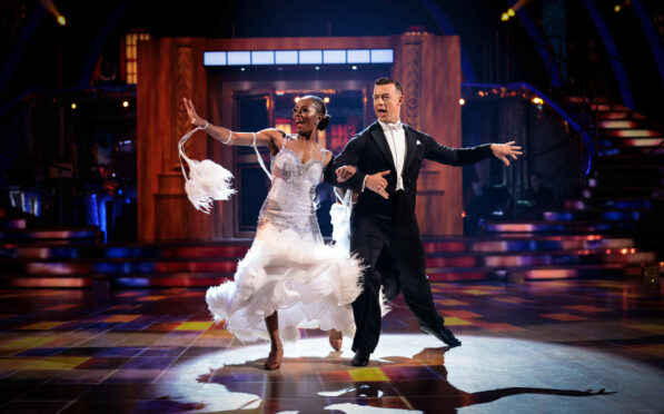 Kai Widdrington and AJ Odudu perform in last year’s Strictly