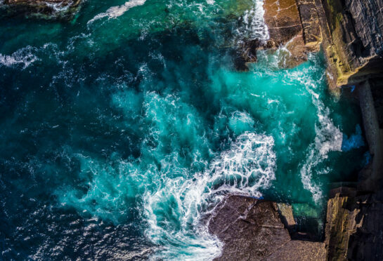 Stunning coastline of South Ronaldsay,  where Maria Warcholak booked a holiday let