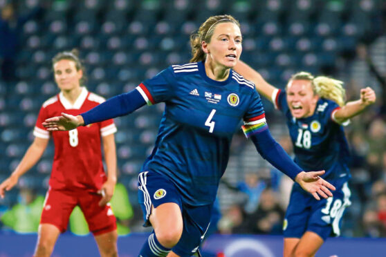 Rachel Corsie of Scotland Women's National Team.