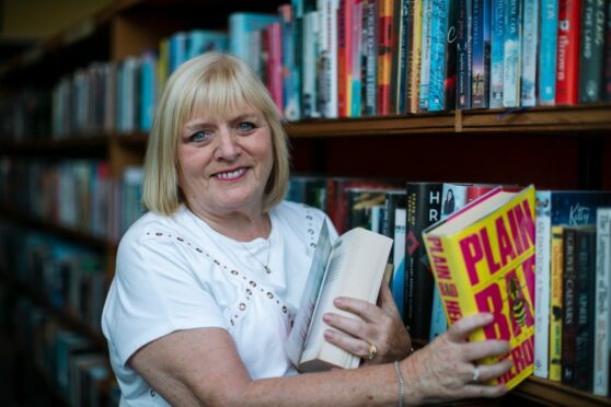 Anne
Brown, 67, works at 
Pollokshaws Library.