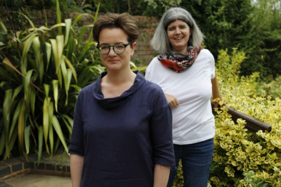 In Thunderstone, named after the symbolic sea urchin, Nancy Campbell, left, writes about caring for former partner Anna during lockdown before finding a new home in an old caravan