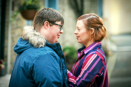 Leon Harrop and Sarah Gordy as newlyweds Ralph & Katie in joyful spin-off series