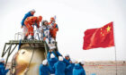 Astronaut Zhai Zhigang returns from the Chinese space station in April