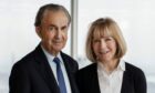 Billionaire Gerald Schwartz, left, with wife, Heather Reisman, another tycoon, is behind the agency recruiting nurses using a line made famous by Tom Cruise in the film Jerry Maguire