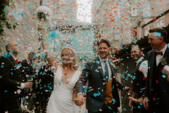Sarah and Ross got married last year in Glasgow after meeting on Tinder seven years ago.