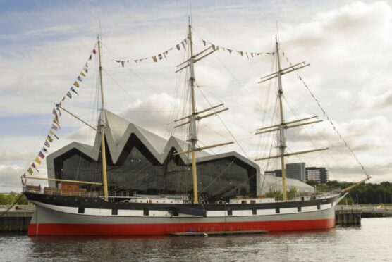 Glenlee Tall Ship berthed at Riverside Museum