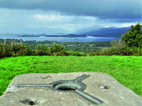 The sensational view from the summit of Duncryne