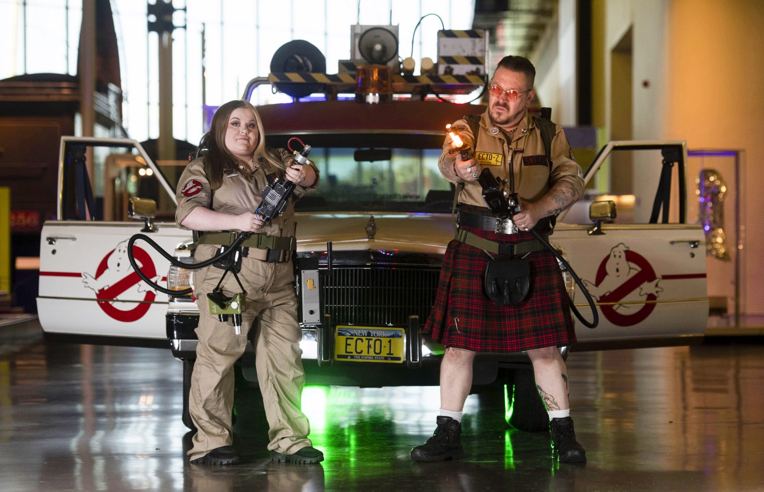 Ghostbusters car goes on display at Glasgow's Riverside Museum