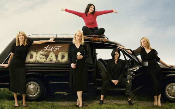 Eva Birthistle, right, as Ursula with co-stars, from left, Sharon Horgan, Anne-Marie Duff, Eve Hewson and Sarah Greene