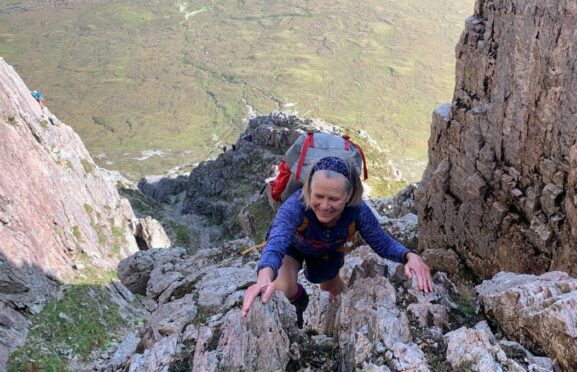 Joyce Stephens tackles Buachaille Etive Mor as part of her tour of Munros