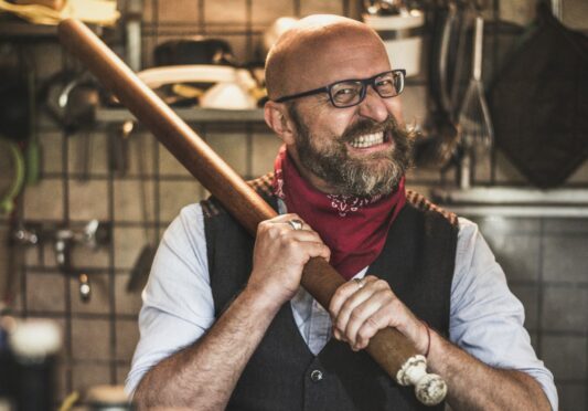 Food historian Luca Cesari