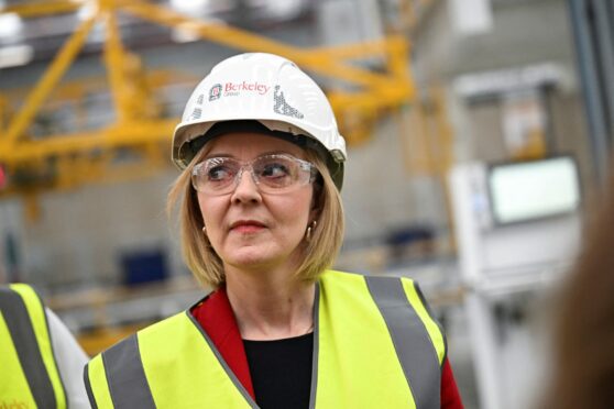 Prime Minister Liz Truss during a visit to Berkeley Modular in Northfleet Kent, to coincide with the Government's new Growth Plan. (Pic: PA)