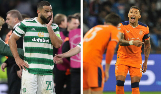 It was a tough midweek in Europe for Old Firm captains, Cameron Carter-Vickers and James Tavernier
