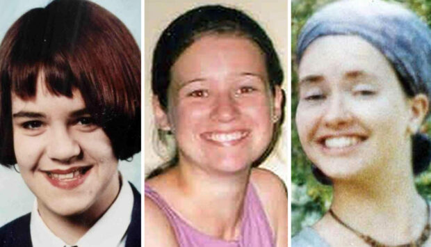 (left to right) Vicky Hamilton, Angelika Kluk and Dinah McNicol were victims of Peter Tobin
